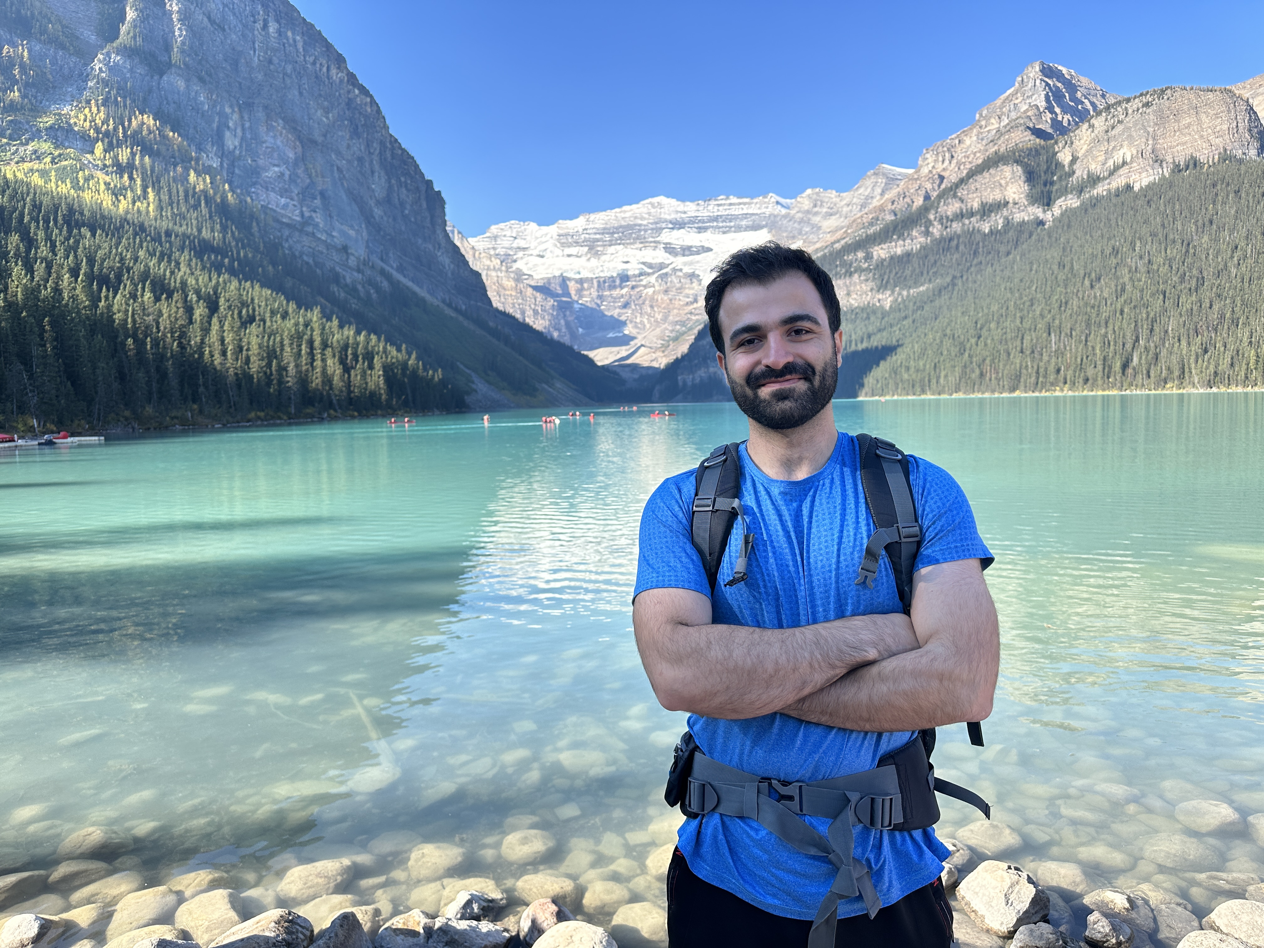 Amir Shamaei at Lake Louise